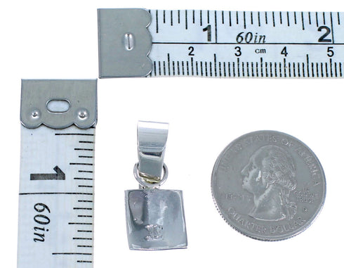 Authentic Navajo Sterling Silver Pendant BX116878